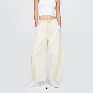 GAP Women's Cream Wide-Leg Pants